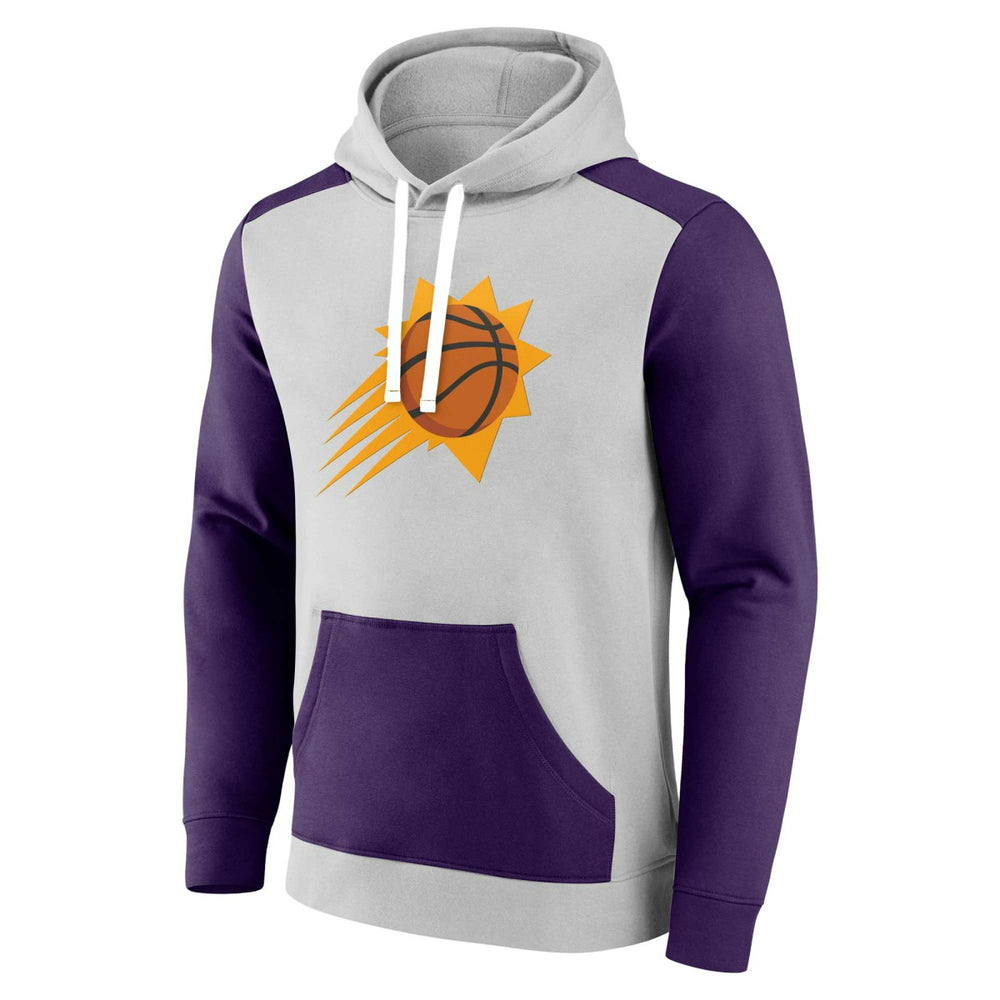 Phoenix Suns Arctic Colorblock Pullover Hoodie Gray/Purple | Fanatics online