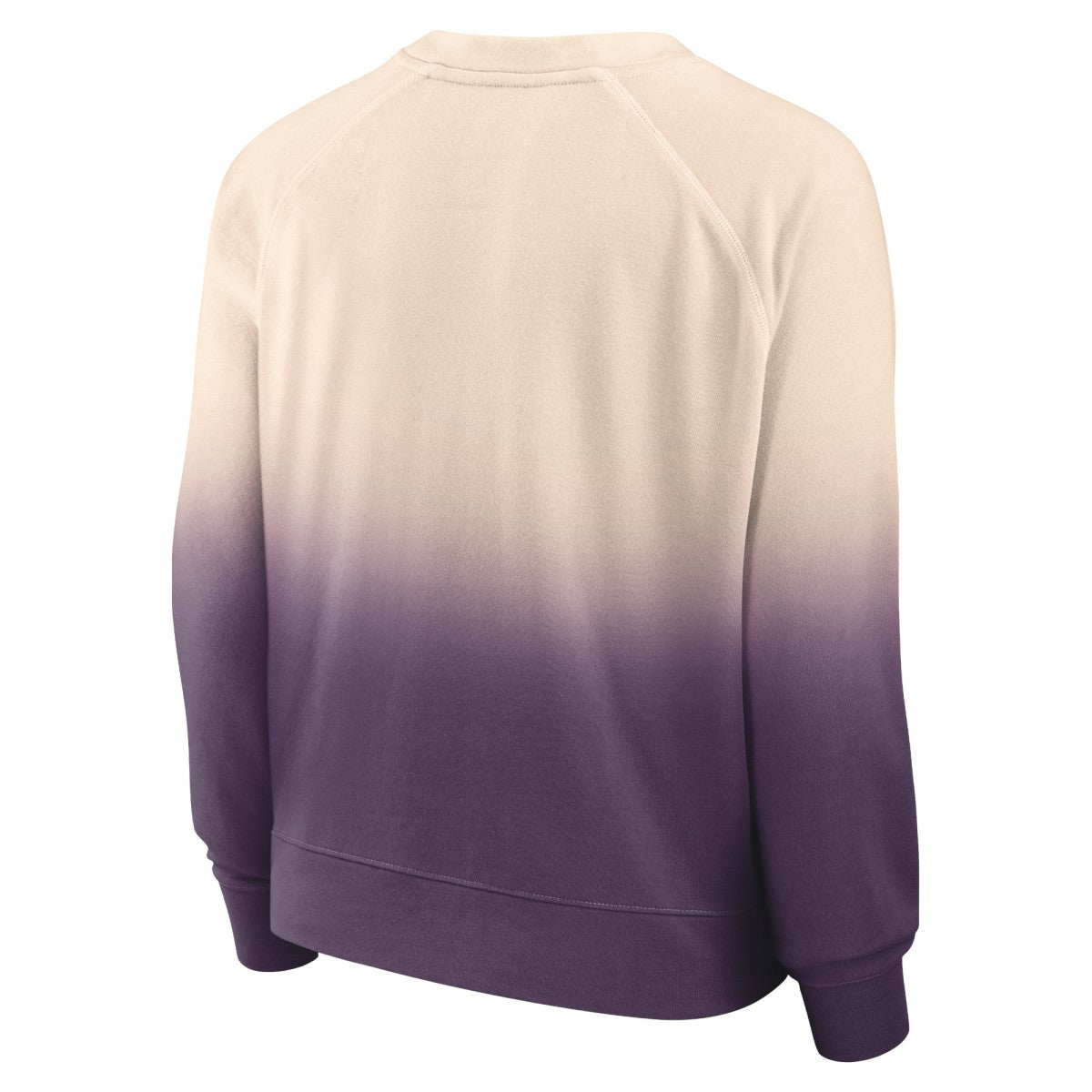 Los Angeles Lakers Women's Lounge Arch Raglan Pullover Sweatshirt Tan/Purple | Fanatics