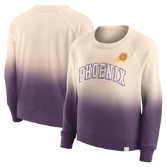 Phoenix Suns Women's Lounge Arch Raglan Pullover Sweatshirt Tan/Purple | Fanatics Near Me