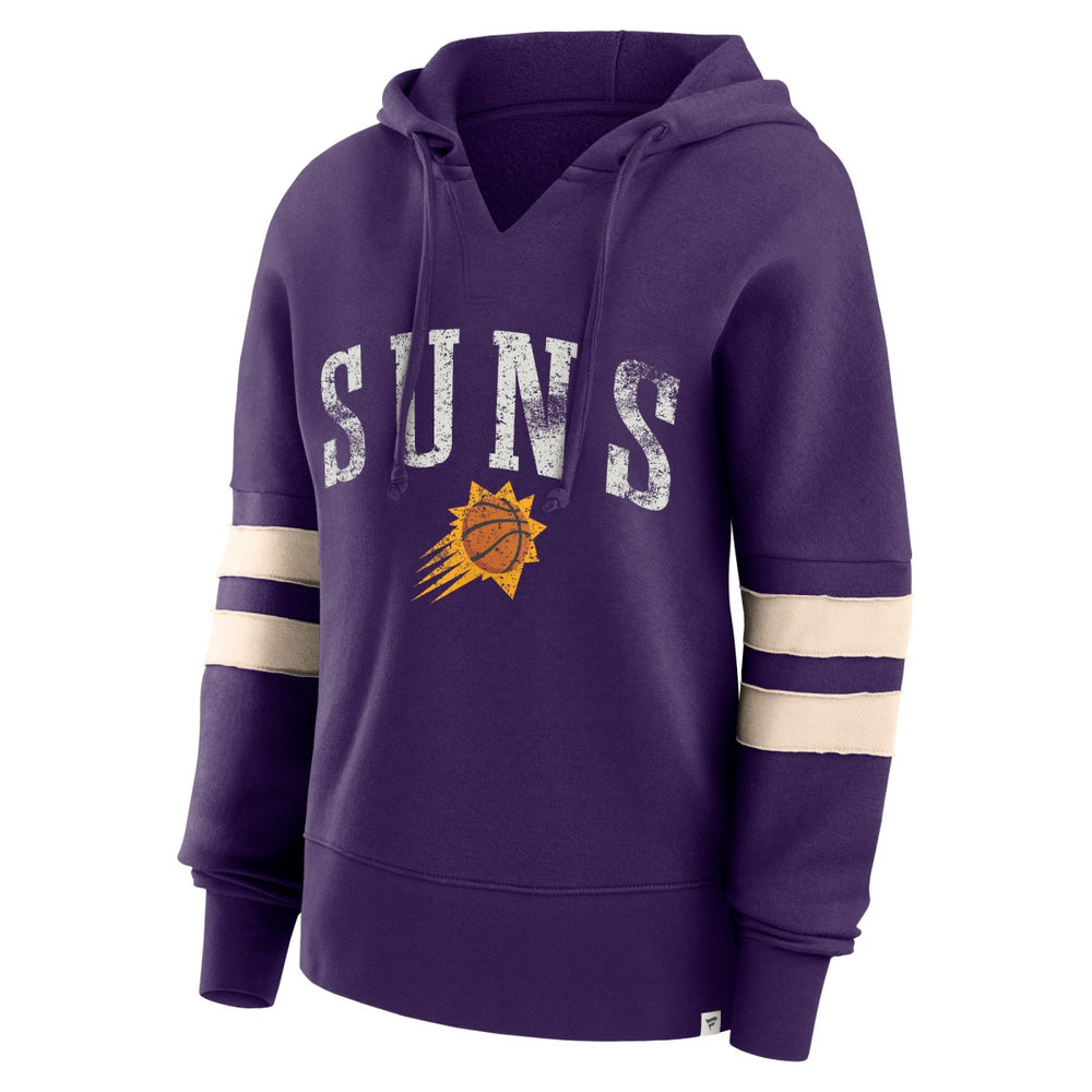 Phoenix Suns Women's Bold Move Dolman V-Neck High Hip Hoodie Purple | Fanatics discount