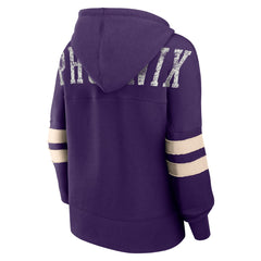 Phoenix Suns Women's Bold Move Dolman V-Neck High Hip Hoodie Purple | Fanatics discount
