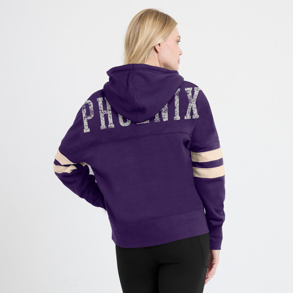 Phoenix Suns Women's Bold Move Dolman V-Neck High Hip Hoodie Purple | Fanatics discount