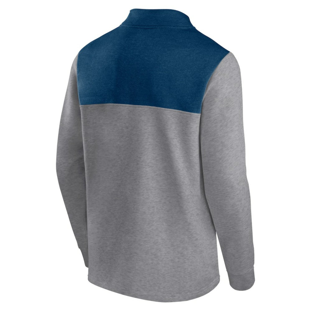 Seattle Kraken Fanatics Launch It Quarter-Zip Jacket - Heather Gray - NHL 5249335