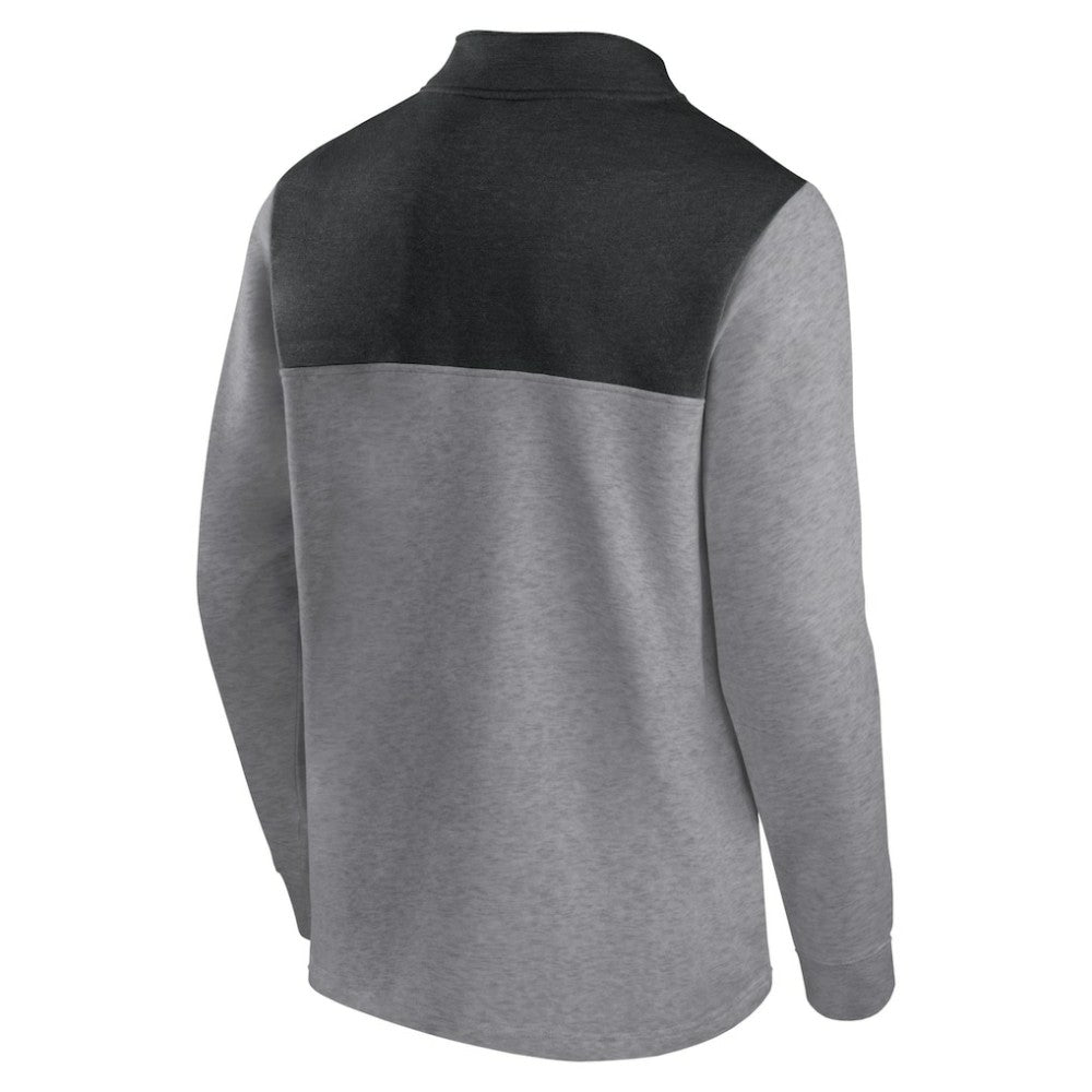 Vegas Golden Knights Fanatics Launch It Quarter-Zip Jacket - Heather Gray - NHL 5249342
