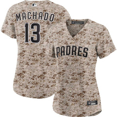 Manny Machado San Diego Padres Nike Women's USMC Alternate Replica Player Jersey - Camo - Nike Online