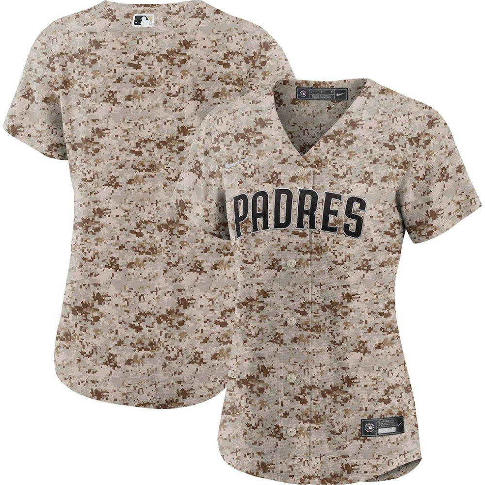 San Diego Padres Nike Women's USMC Alternate Replica Team Jersey - Camo - Nike Online