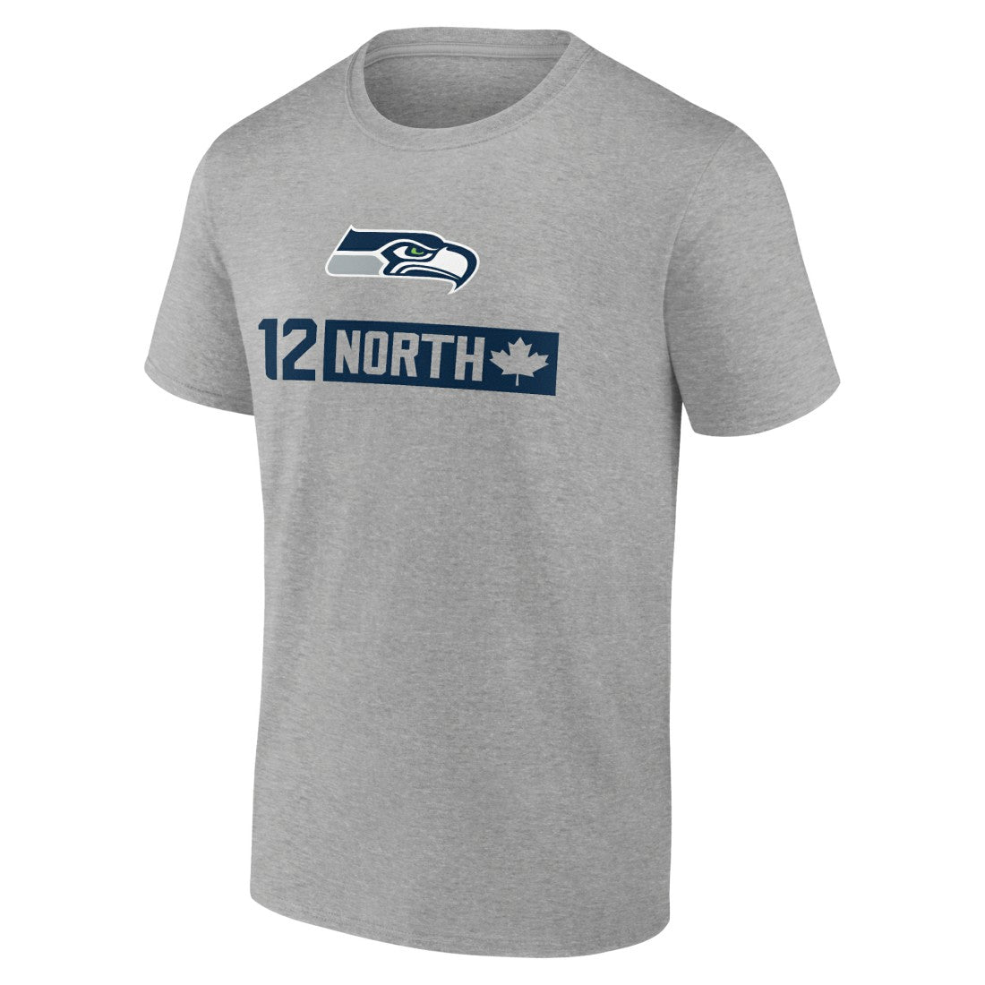 Seattle Seahawks 12 North T-Shirt Heather Gray