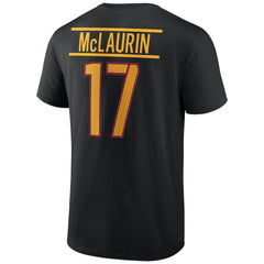 Terry McLaurin Washington Commanders Icon Player Name & Number T-Shirt Black