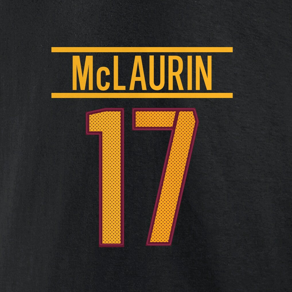 Terry McLaurin Washington Commanders Icon Player Name & Number T-Shirt Black