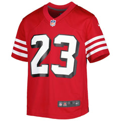Nike Christian McCaffrey San Francisco 49ers Youth Game Jersey Scarlet