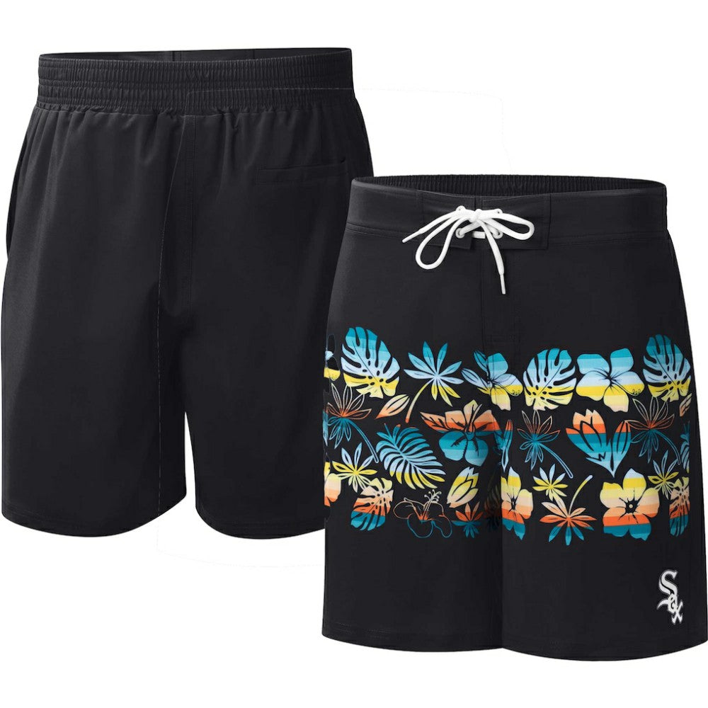 Chicago White Sox G-III Sports by Carl Banks Breeze Volley Swim Shorts - Black - MLB Discount