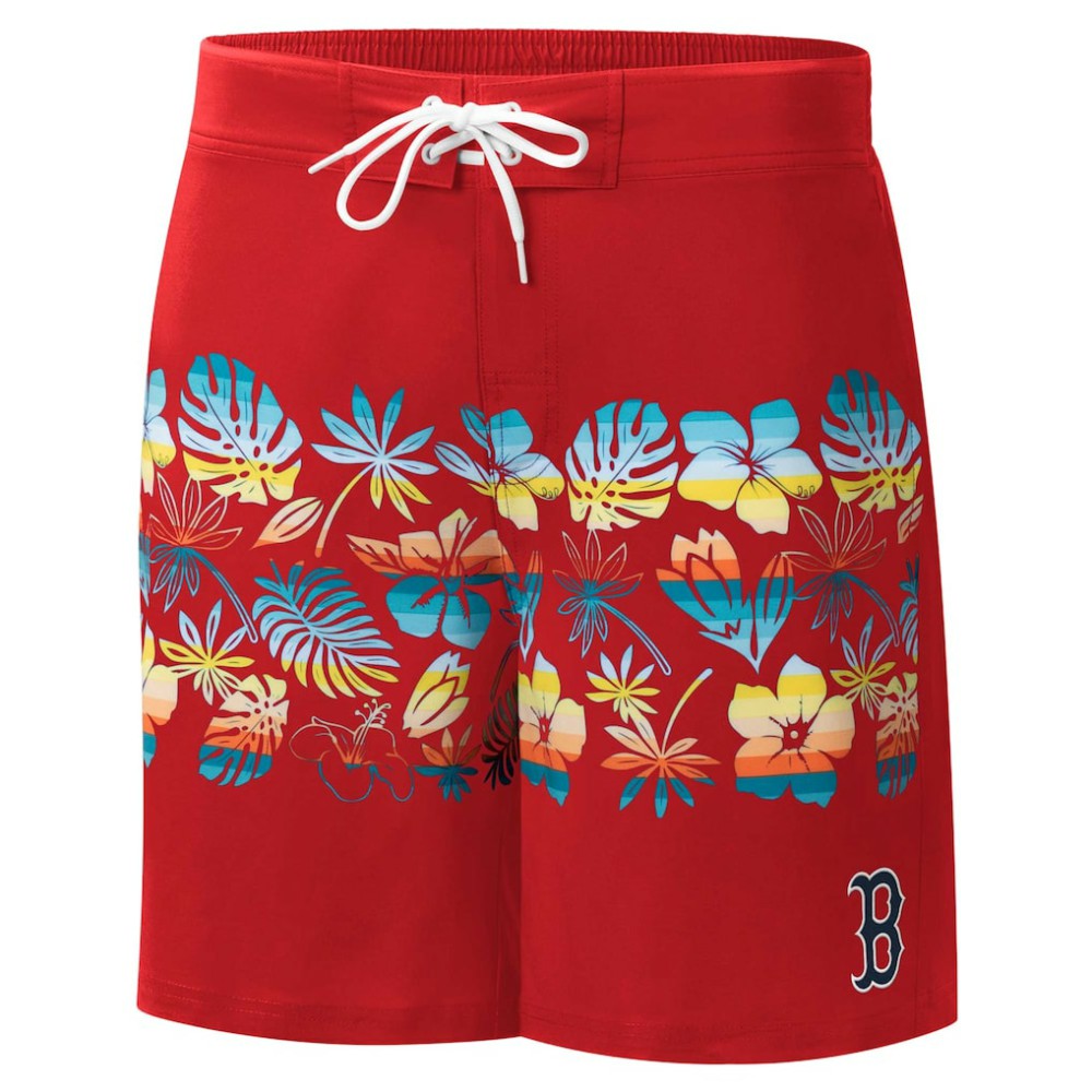 Boston Red Sox G-III Sports by Carl Banks Breeze Volley Swim Shorts - Red - MLB Online