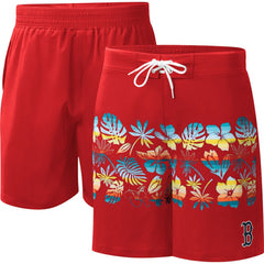 Boston Red Sox G-III Sports by Carl Banks Breeze Volley Swim Shorts - Red - MLB Discount