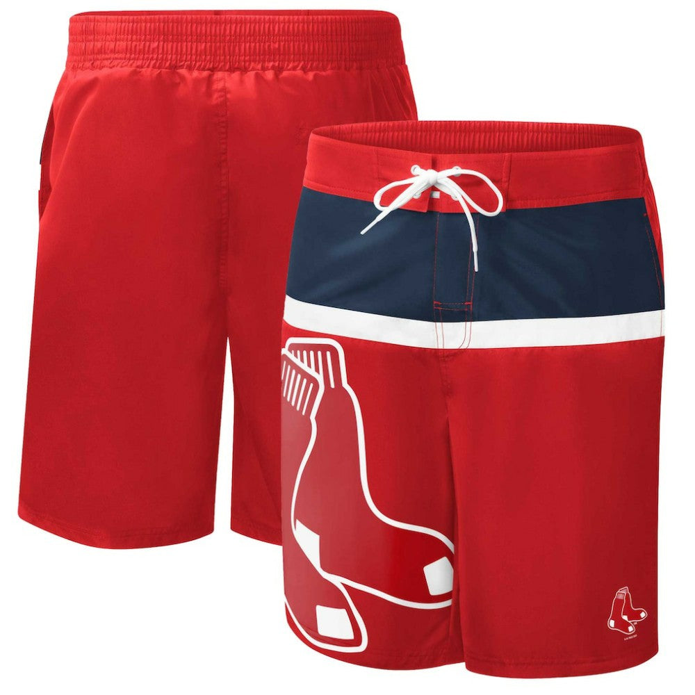 Boston Red Sox G-III Sports by Carl Banks Sea Wind Swim Shorts - Red - MLB Discount