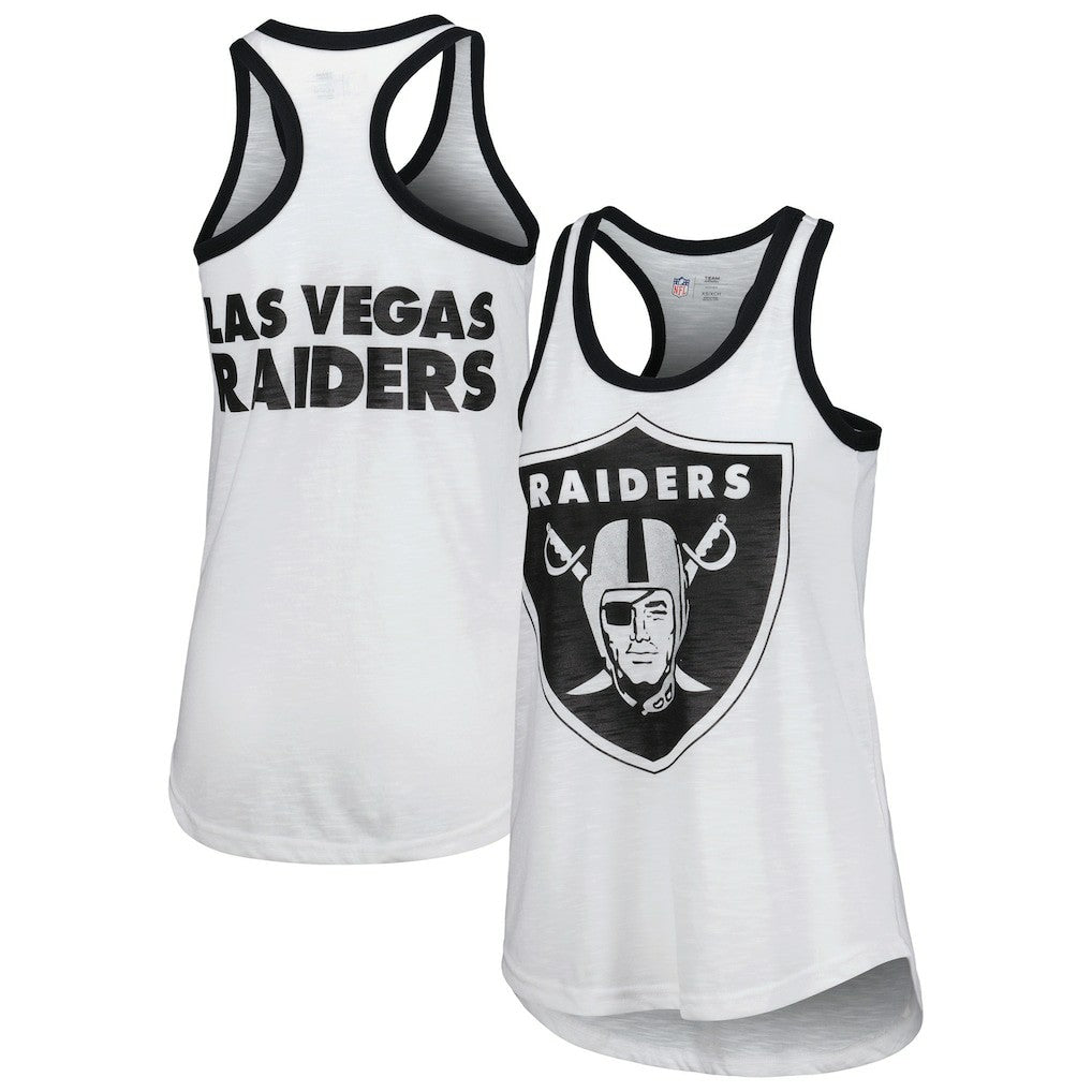 Las Vegas Raiders G-III 4Her by Carl Banks Women's Tater Tank Top White