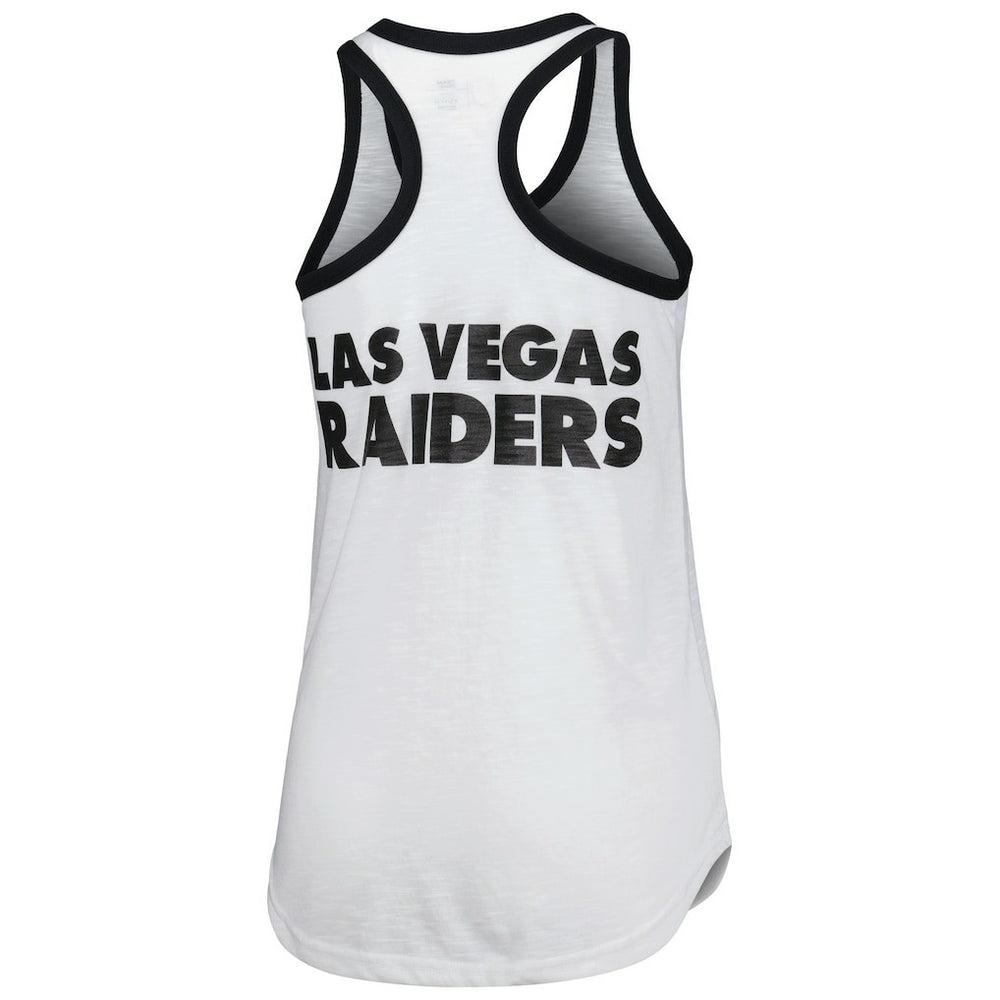 Las Vegas Raiders G-III 4Her by Carl Banks Women's Tater Tank Top White