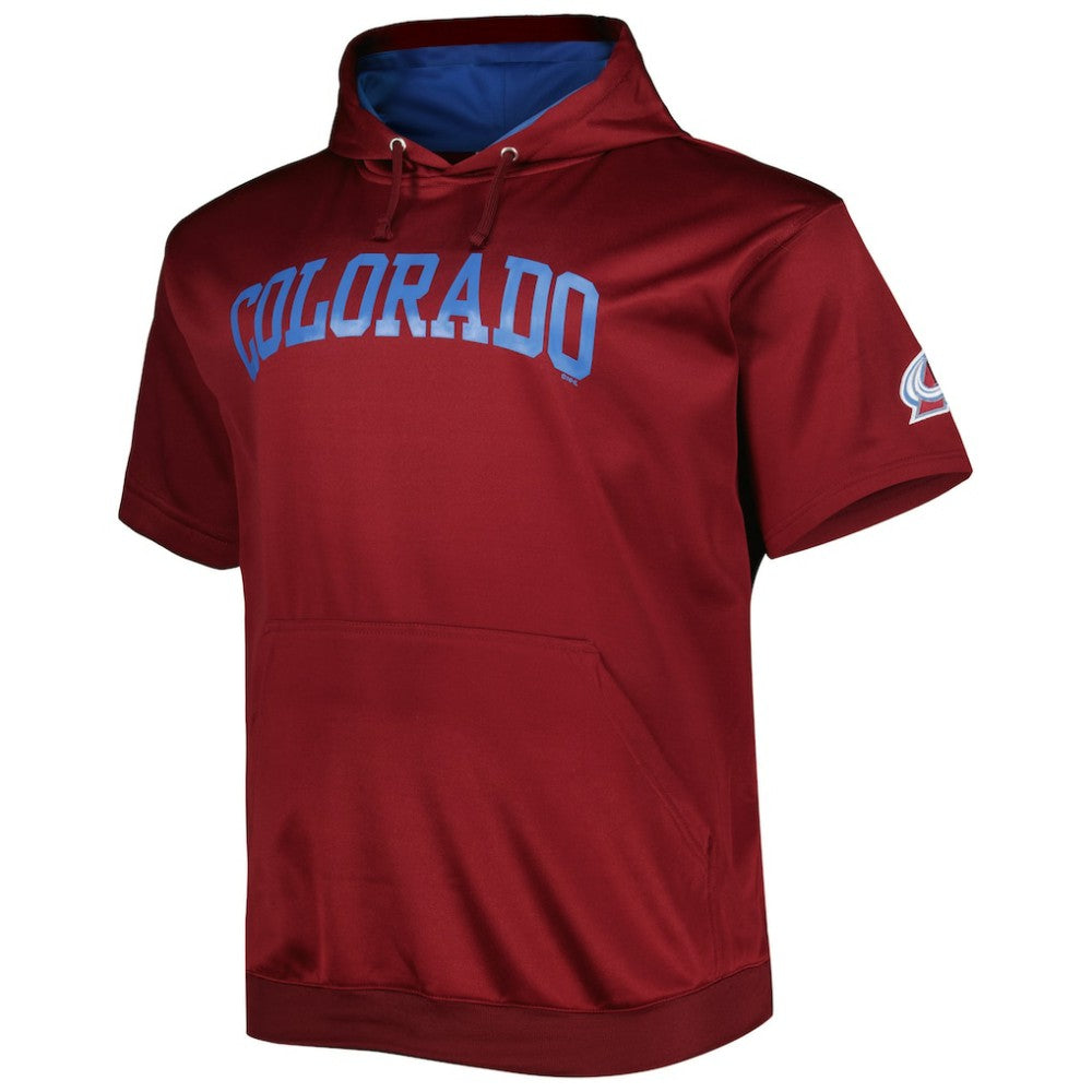 Nathan MacKinnon Colorado Avalanche Fanatics Big & Tall Name & Number Pullover Hoodie - Burgundy - NHL 5254140