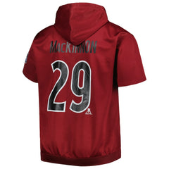 Nathan MacKinnon Colorado Avalanche Fanatics Big & Tall Name & Number Pullover Hoodie - Burgundy - NHL 5254140