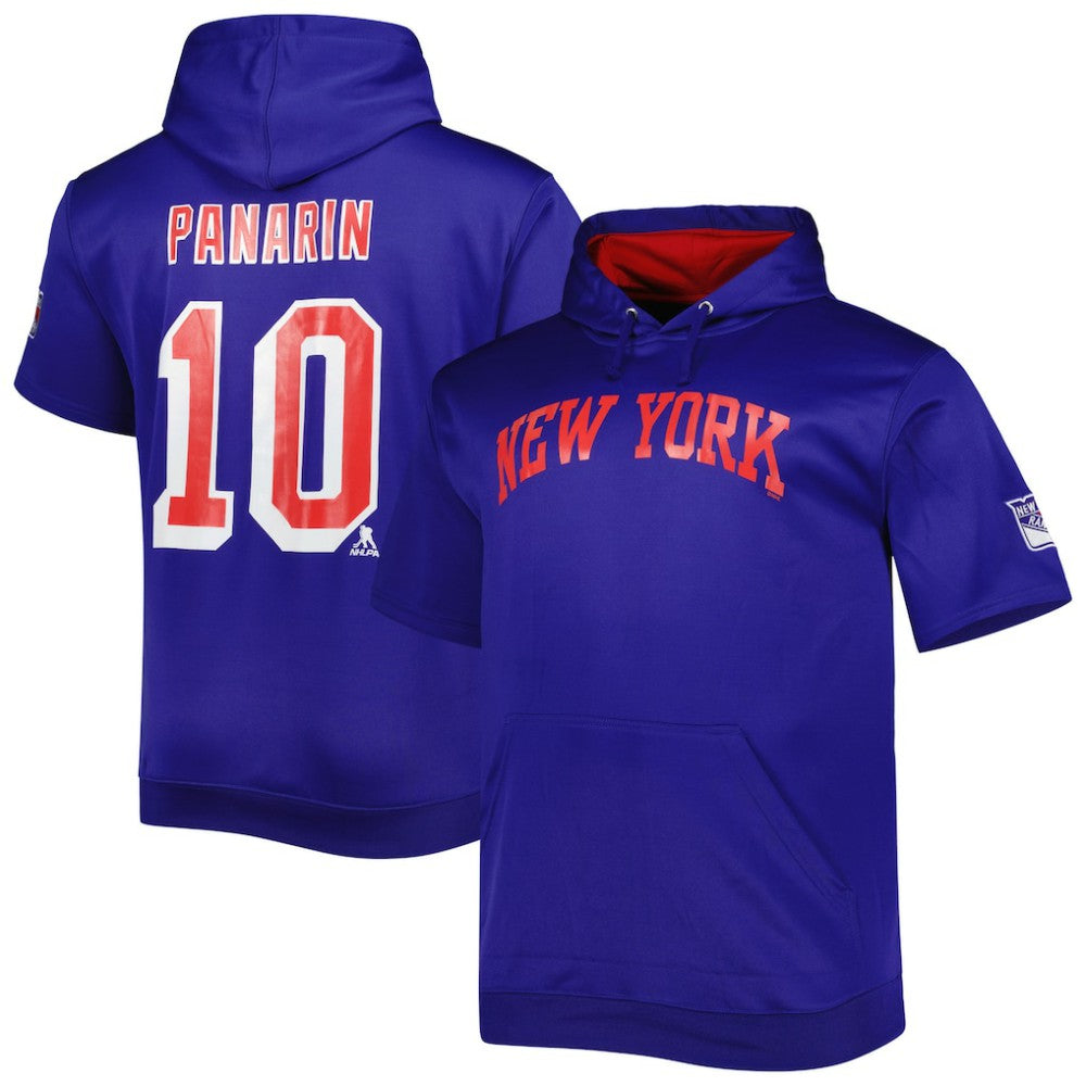 Artemi Panarin New York Rangers Fanatics Big & Tall Name & Number Pullover Hoodie - Blue - NHL 5254142