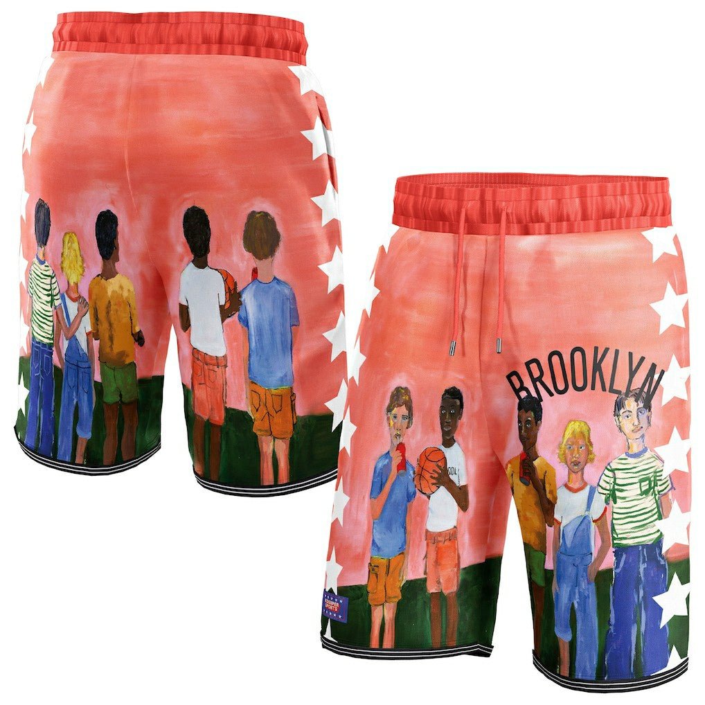 Brooklyn Nets NBA & KidSuper Studios Unisex Hometown Shorts Black | Fanatics Near Me