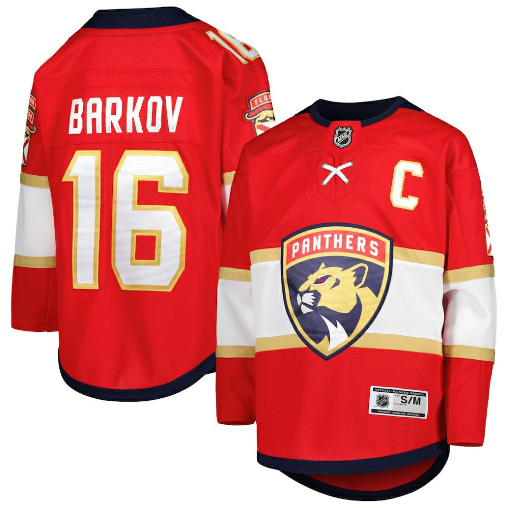 Aleksander Barkov Florida Panthers Youth Home Premier Player Jersey - Red - NHL 5256396