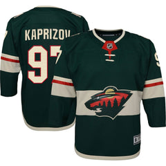 Kirill Kaprizov Minnesota Wild Youth Home Premier Player Jersey - Green - NHL 5256399