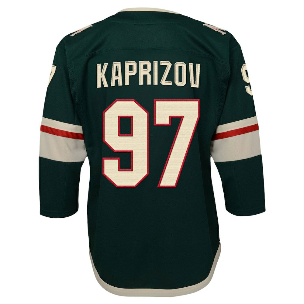 Kirill Kaprizov Minnesota Wild Youth Home Premier Player Jersey - Green - NHL 5256399