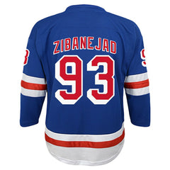 Mika Zibanejad New York Rangers Youth Home Replica Player Jersey - Blue - NHL 5256814
