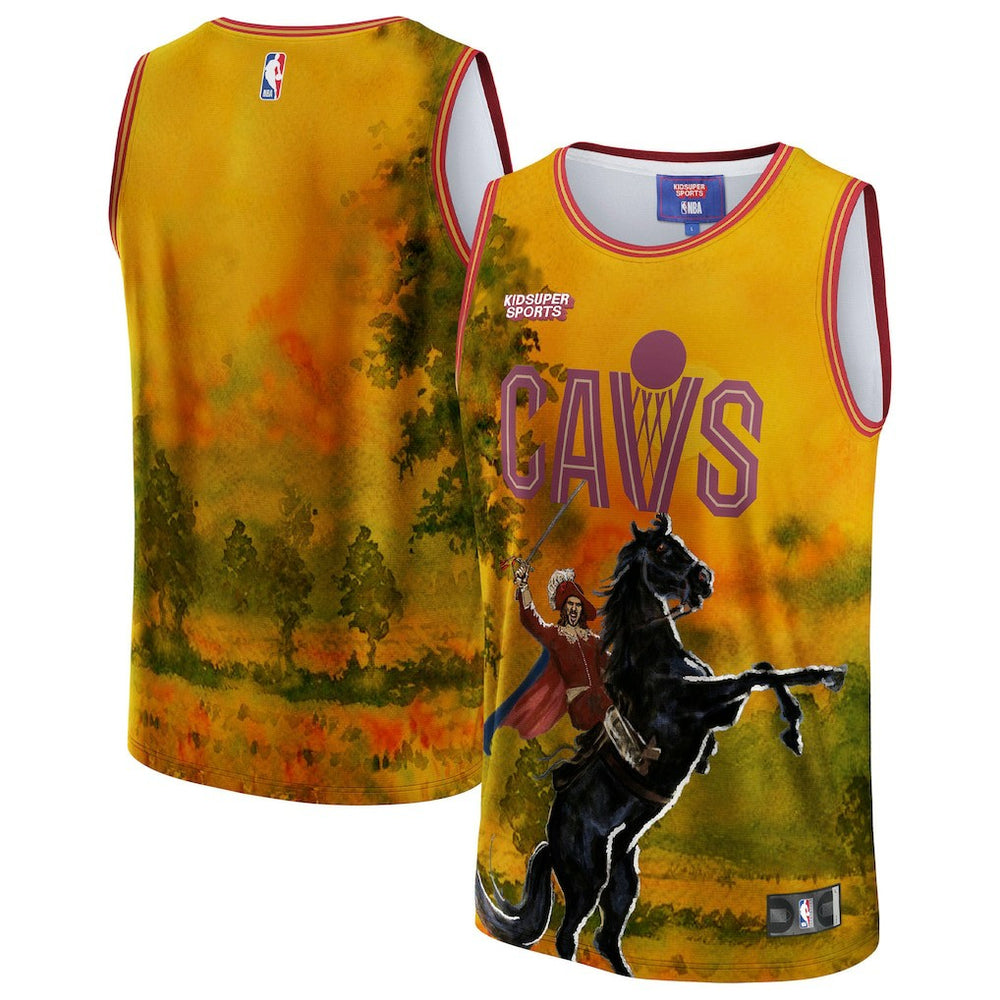 Cleveland Cavaliers NBA & KidSuper Studios Unisex Hometown Jersey for sale Gold | Fanatics for sale