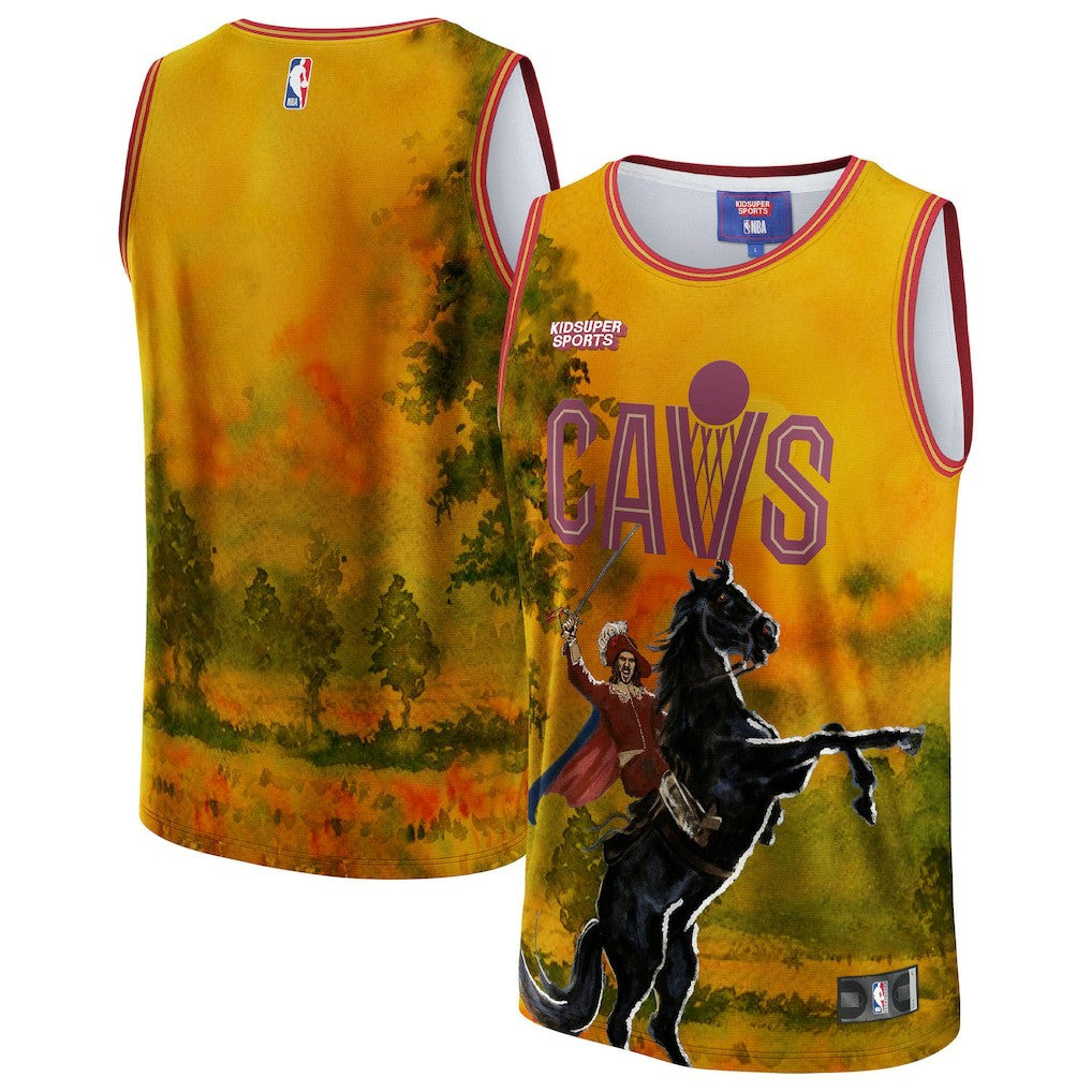 Cleveland Cavaliers NBA & KidSuper Studios Unisex Hometown Jersey for sale Gold | Fanatics for sale
