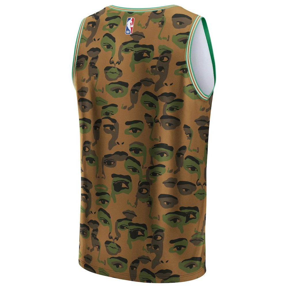 Boston Celtics NBA & KidSuper Studios Unisex Hometown Jersey Brown | Fanatics Near Me