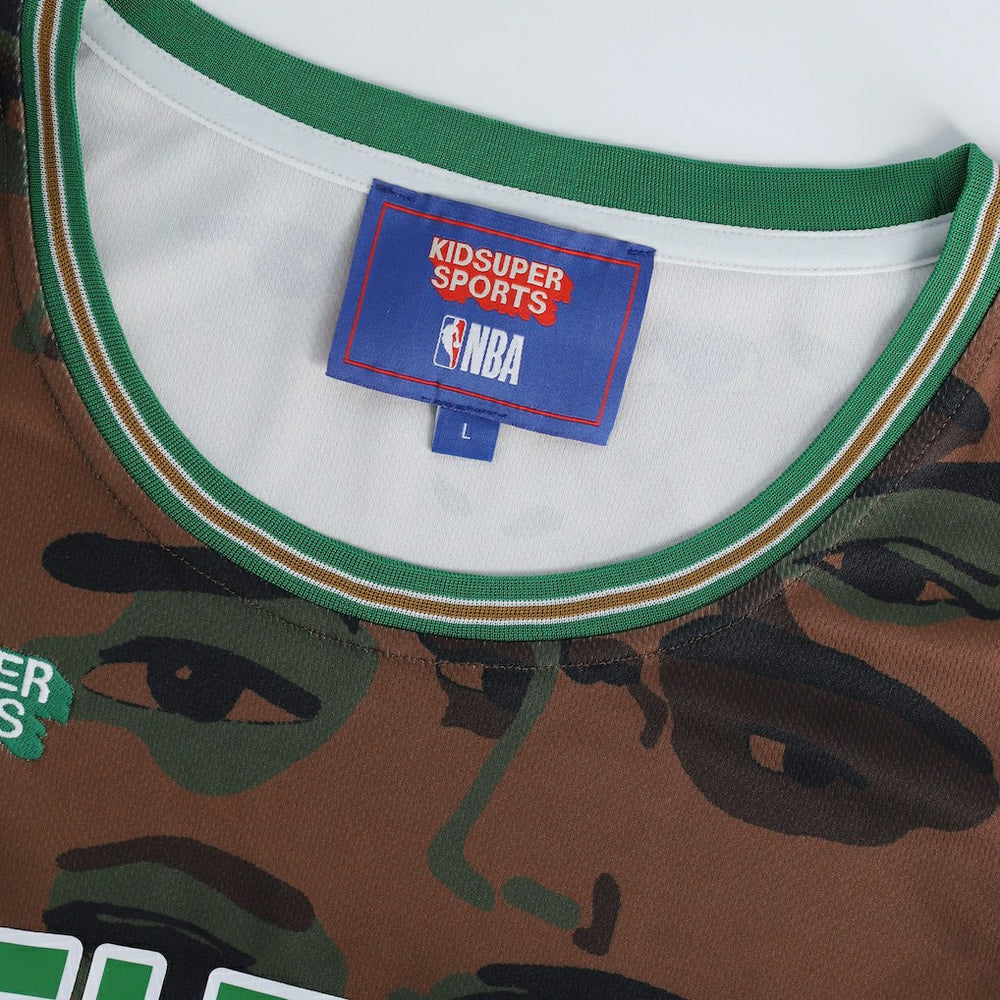 Boston Celtics NBA & KidSuper Studios Unisex Hometown Jersey Brown | Fanatics Near Me