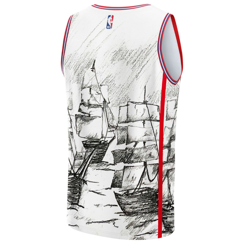 LA Clippers NBA & KidSuper Studios Unisex Hometown Jersey Gray | Fanatics for sale