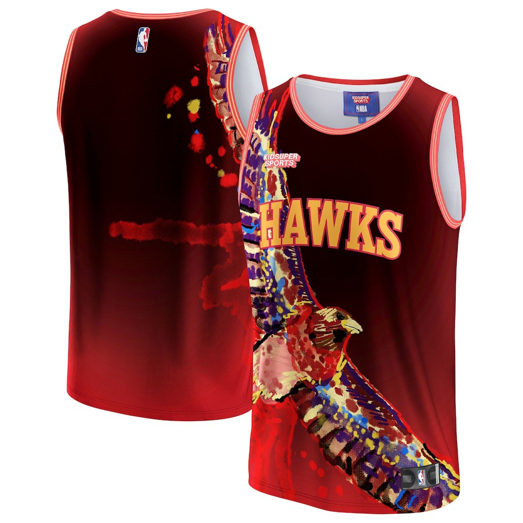 Atlanta Hawks NBA & KidSuper Studios Unisex Hometown Jersey Red | Fanatics online