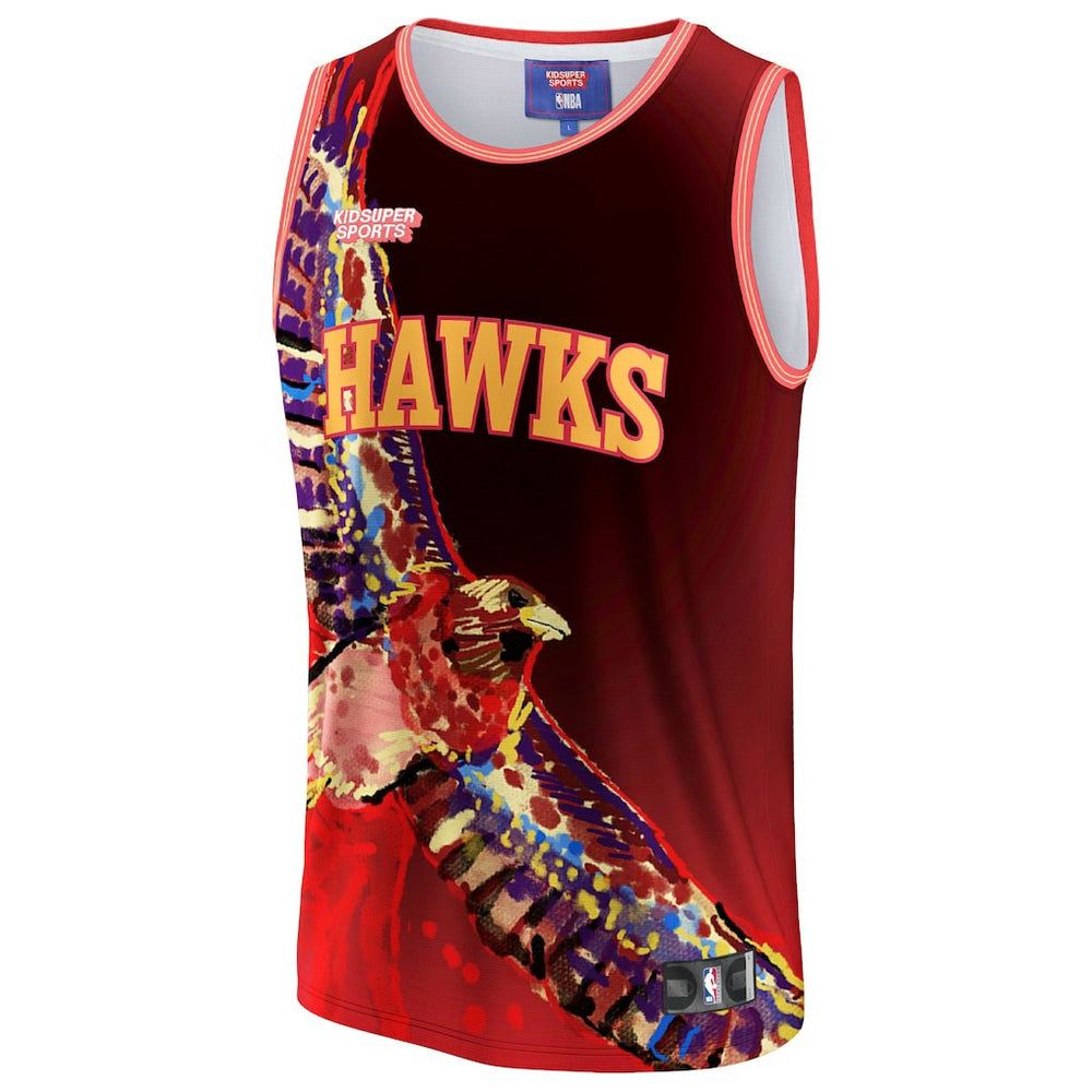 Atlanta Hawks NBA & KidSuper Studios Unisex Hometown Jersey Red | Fanatics online