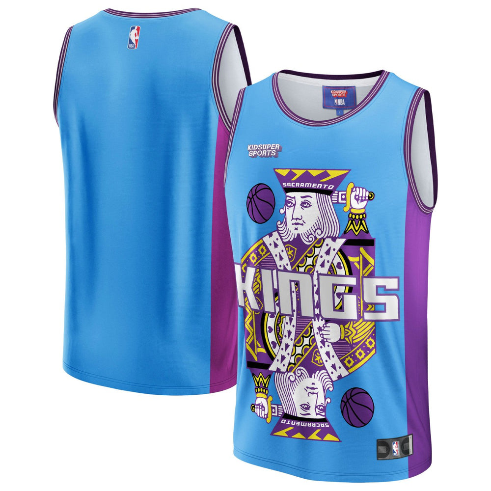 Sacramento Kings NBA & KidSuper Studios Unisex Hometown Jersey Blue | Fanatics Lifestyle