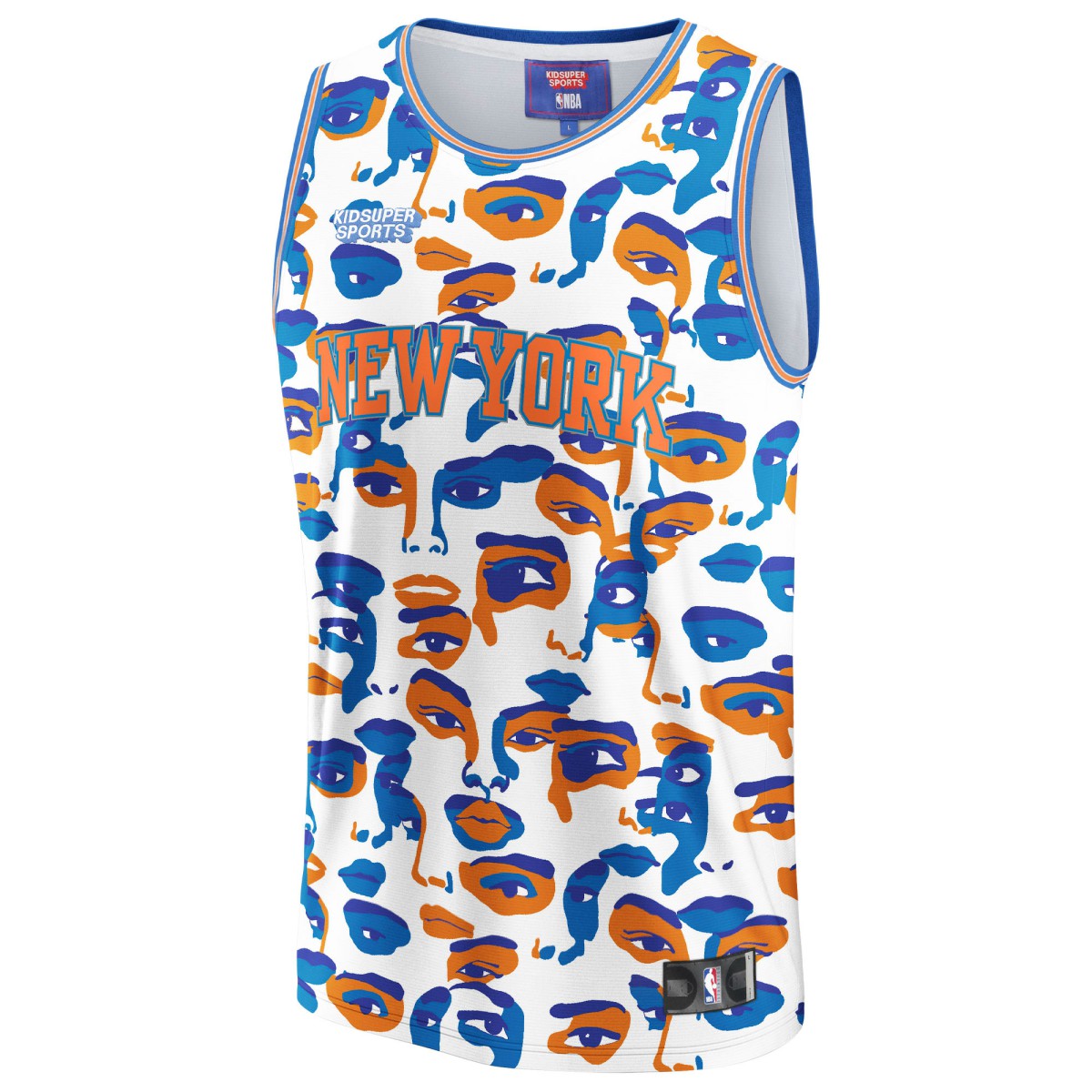 New York Knicks NBA & KidSuper Studios Unisex Hometown Jersey White | Fanatics