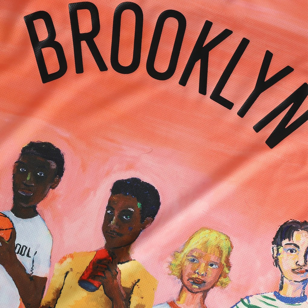 Brooklyn Nets NBA & KidSuper Studios Unisex Hometown Jersey Coral | Fanatics Lifestyle