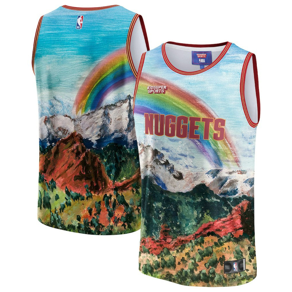 Denver Nuggets NBA & KidSuper Studios Unisex Hometown Jersey for sale Blue | Fanatics Lifestyle