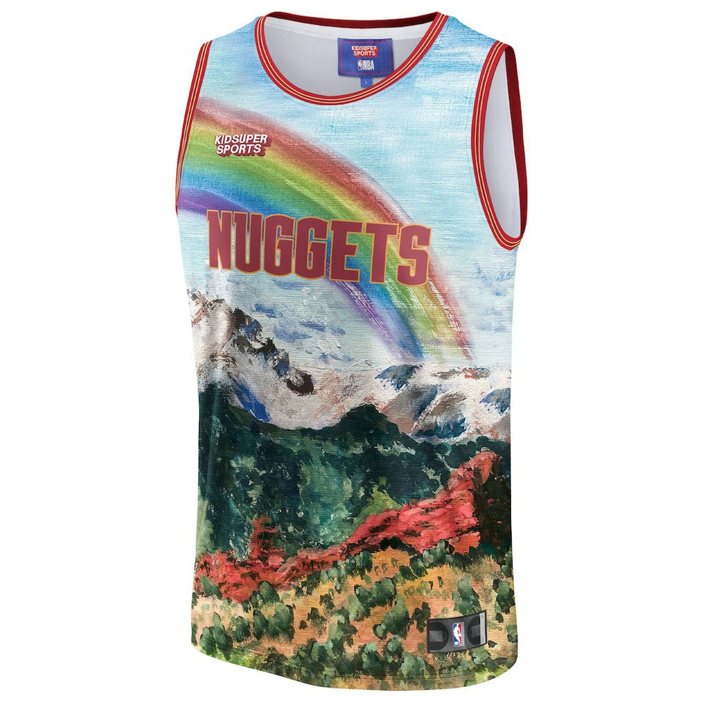 Denver Nuggets NBA & KidSuper Studios Unisex Hometown Jersey for sale Blue | Fanatics Lifestyle