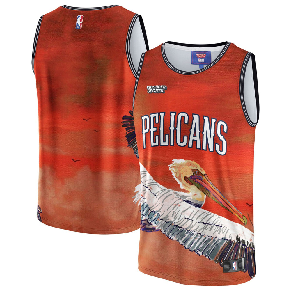 New Orleans Pelicans NBA & KidSuper Studios Unisex Hometown Jersey Red | Fanatics online