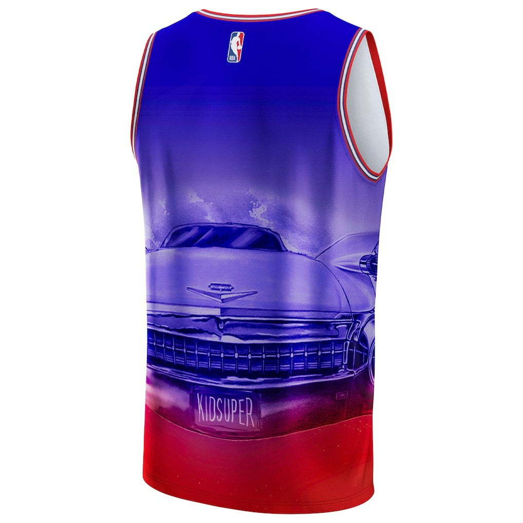 Detroit Pistons NBA & KidSuper Studios Unisex Hometown Jersey for sale Red | Fanatics