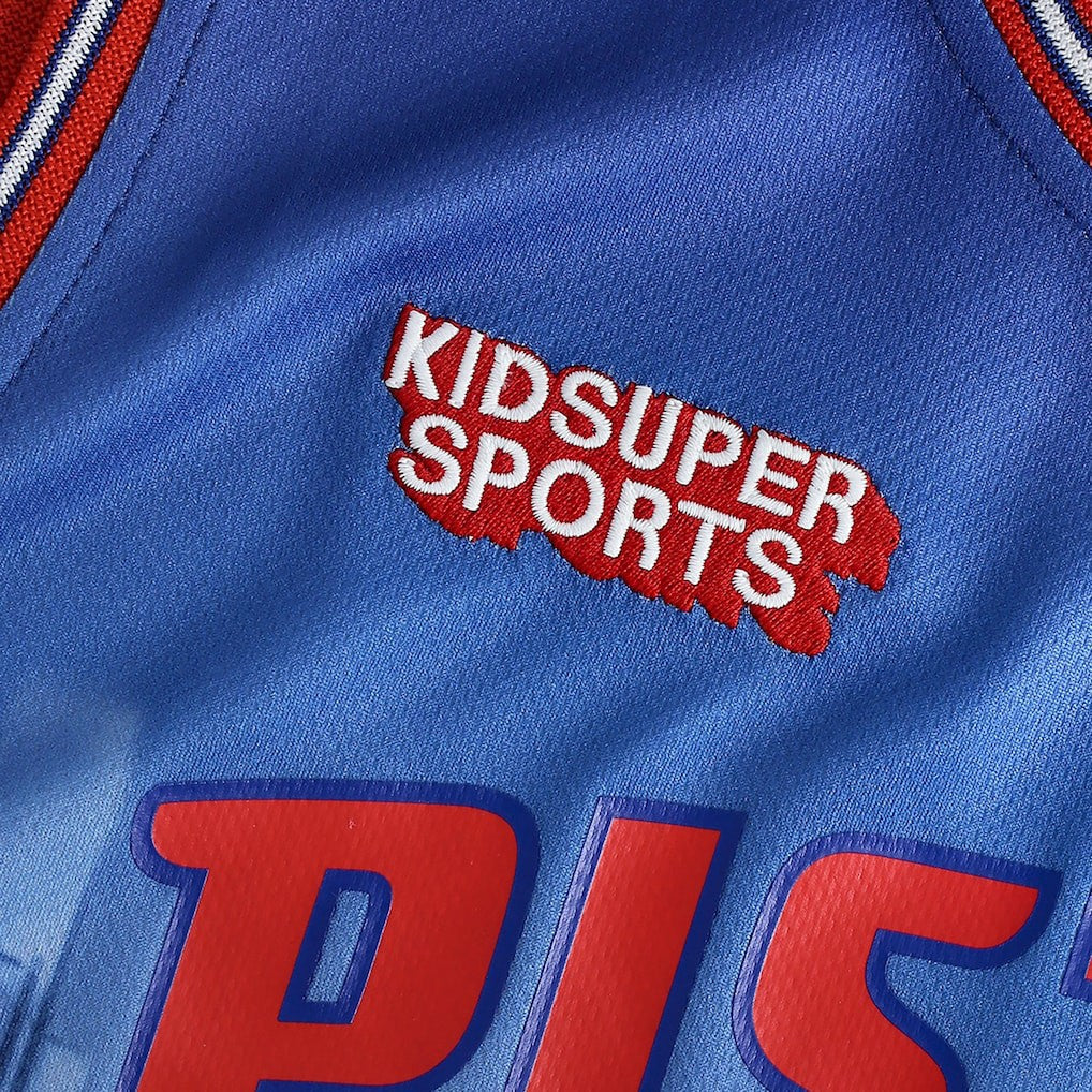 Detroit Pistons NBA & KidSuper Studios Unisex Hometown Jersey for sale Red | Fanatics