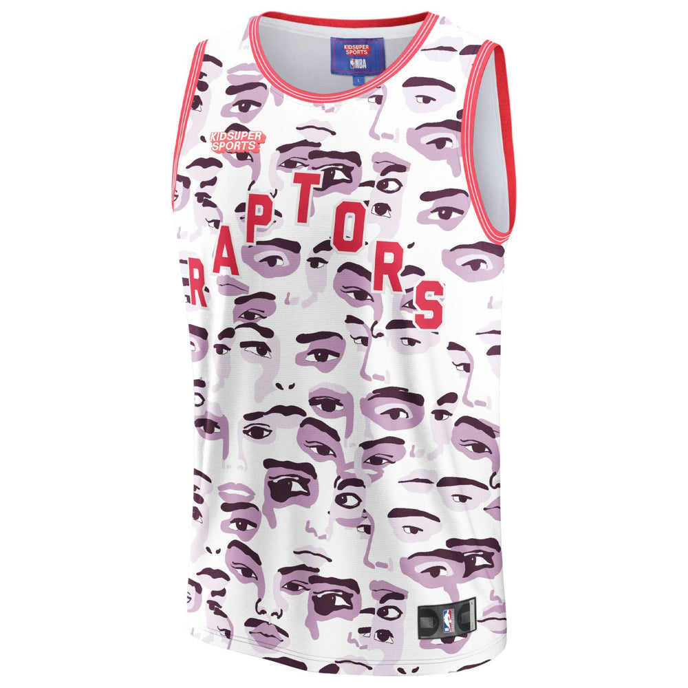 Toronto Raptors NBA & KidSuper Studios Unisex Hometown Jersey White | Fanatics for sale