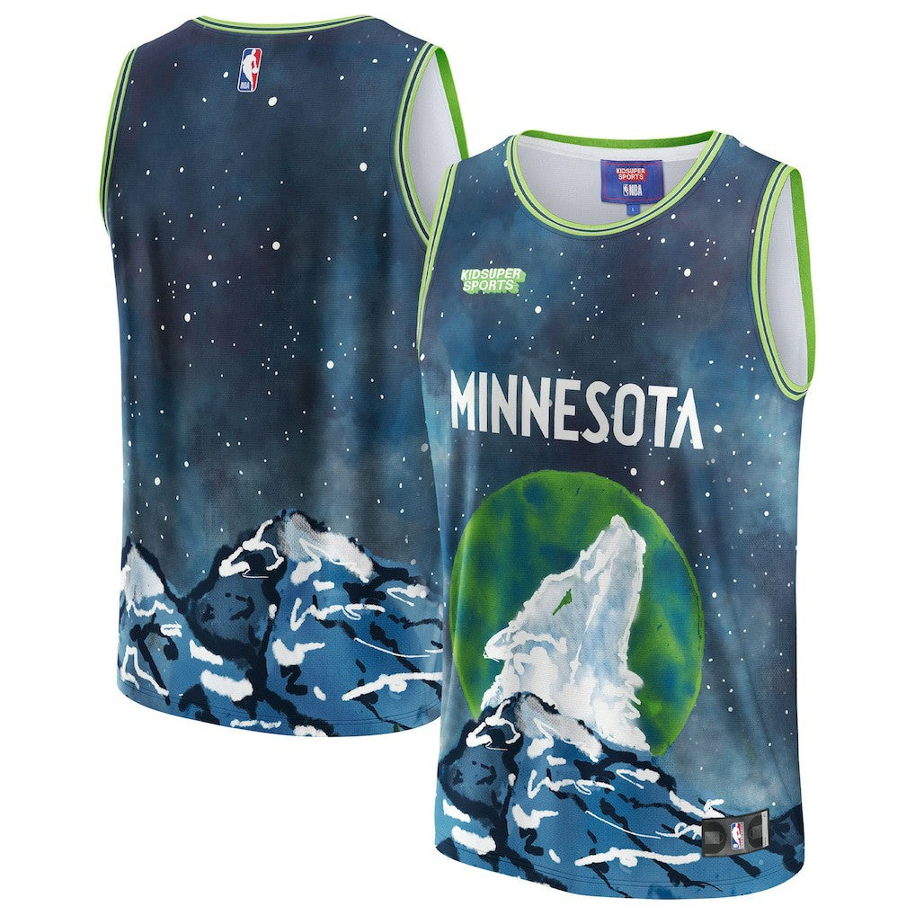 Minnesota Timberwolves NBA & KidSuper Studios Unisex Hometown Jersey Blue | Fanatics discount