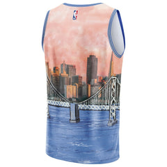 Golden State Warriors NBA & KidSuper Studios Unisex Hometown Jersey for sale Blue | Fanatics