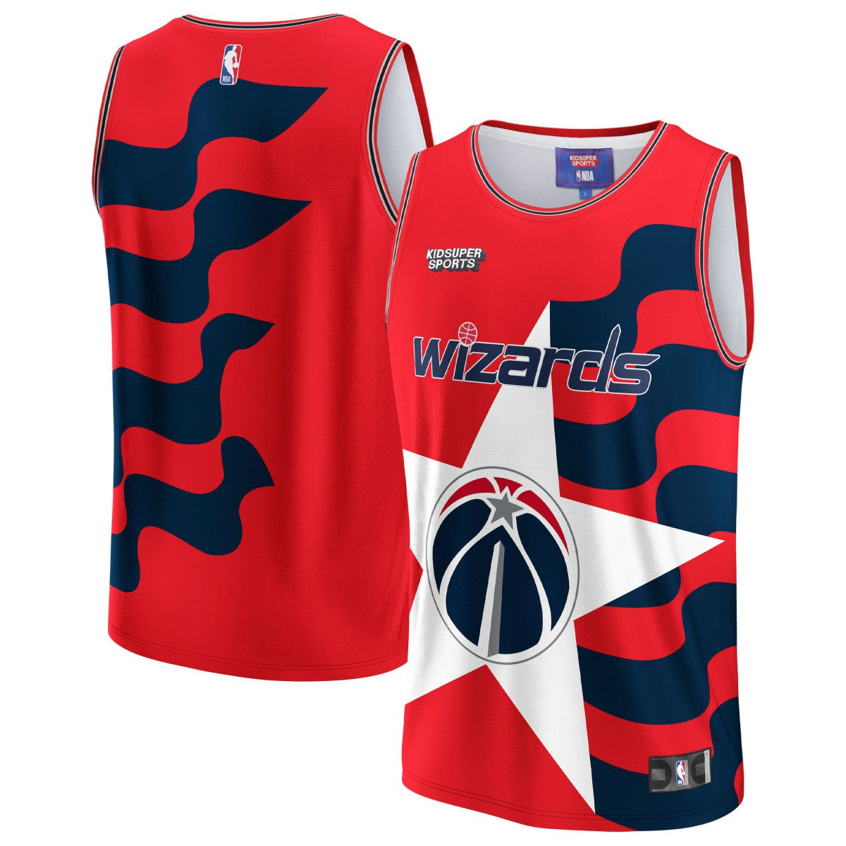 Washington Wizards NBA & KidSuper Studios Unisex Hometown Jersey Red | Fanatics online