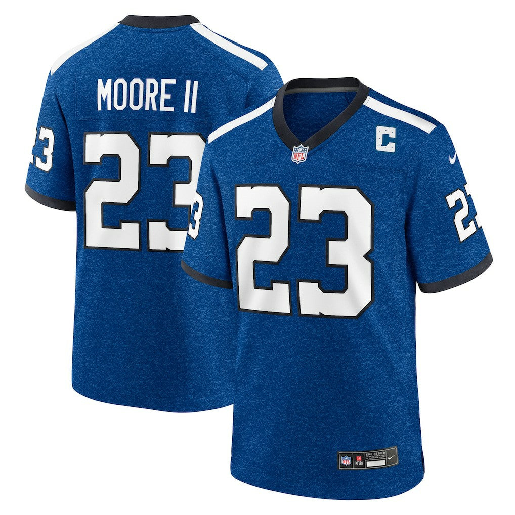 Nike Kenny Moore II Indianapolis Colts Indiana Nights Alternate Game Jersey Royal