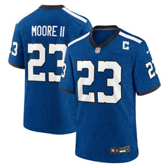 Nike Kenny Moore II Indianapolis Colts Indiana Nights Alternate Game Jersey Royal