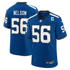 Nike Quenton Nelson Indianapolis Colts Indiana Nights Alternate Game Jersey Royal